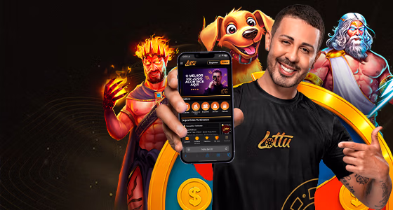 Carlinhos Maia mostrando o site da Lottu Bet no celular